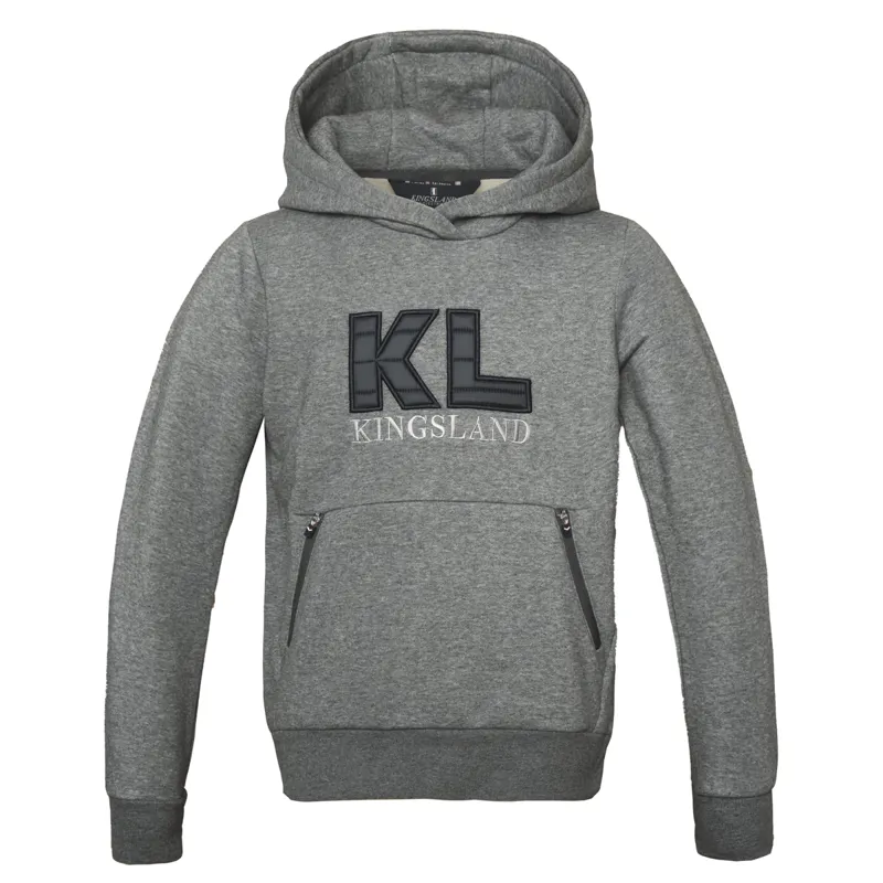 Kingsland KLeliae Unisex Hoodie - Grey Forged Iron Melange